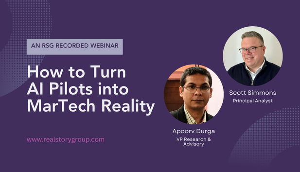 RSG Recorded Webinar: How to Turn AI Pilots into MarTech Reality