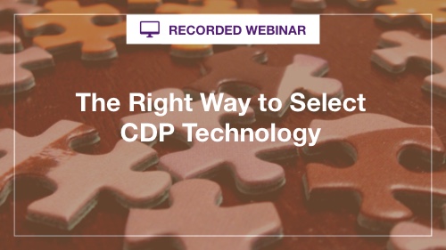 How to Select CDP Technology