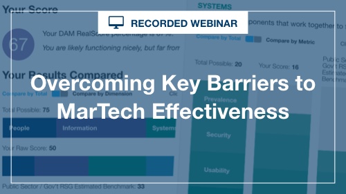Overcoming Key Barriers to MarTech Effectiveness