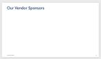 Our Vendor Sponsors