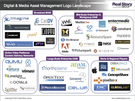Digital and Media Asset Management Logo Landscape
